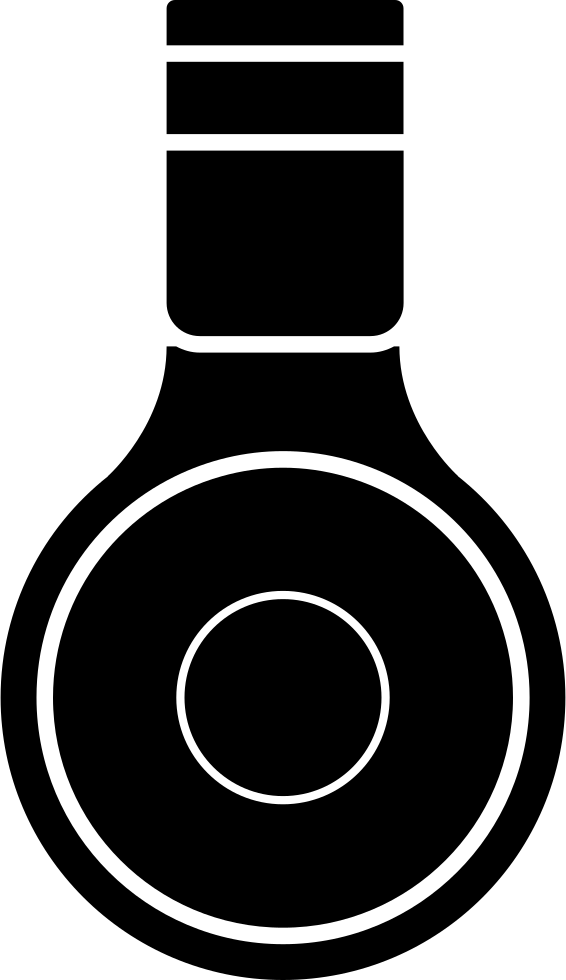 Headphones Clipart Svg - Icon (566x980), Png Download