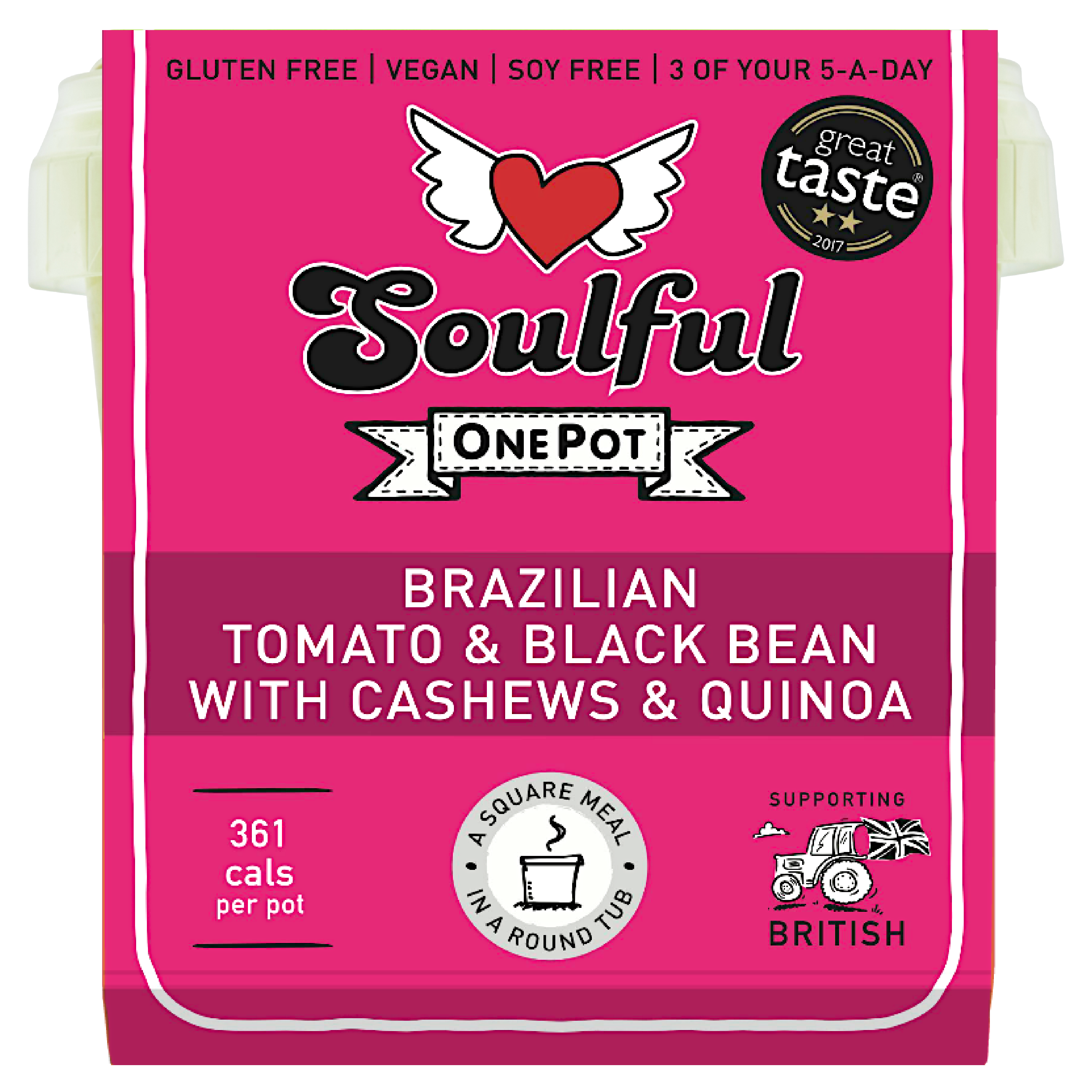 Brazilian Tomato & Black Bean - Soulful Brazilian Tomato & Black Bean With Cashews (3508x3509), Png Download