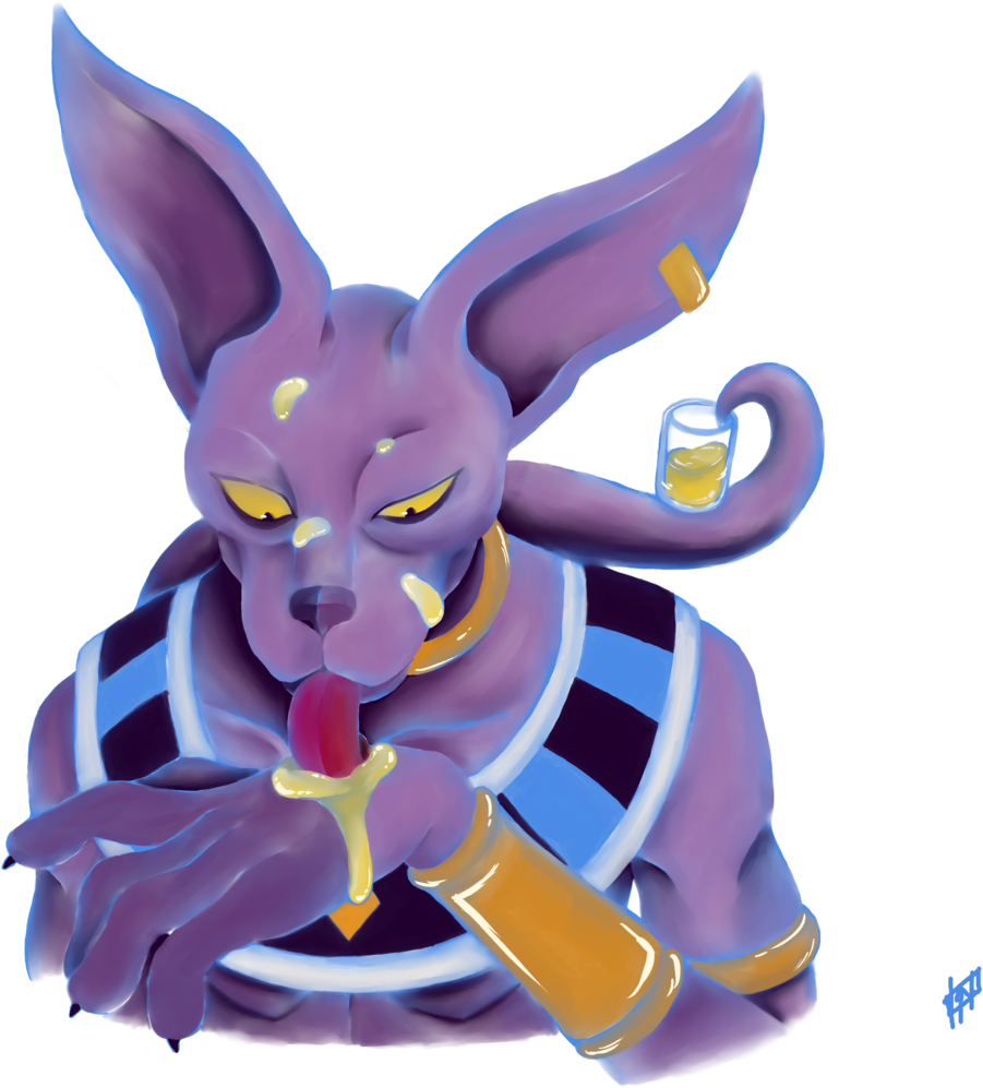 Picture Black And White Library Vegeta Dragon Ball - Dragon Ball Beerus Fanart (1024x1071), Png Download