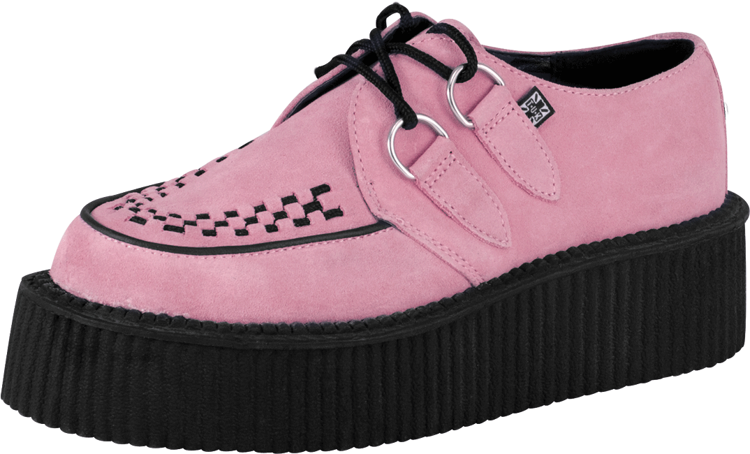 Pink Suede Mondo Round Creeper (1096x876), Png Download