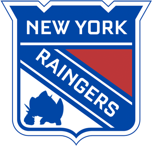 New York Raingers - New York Rangers (618x618), Png Download