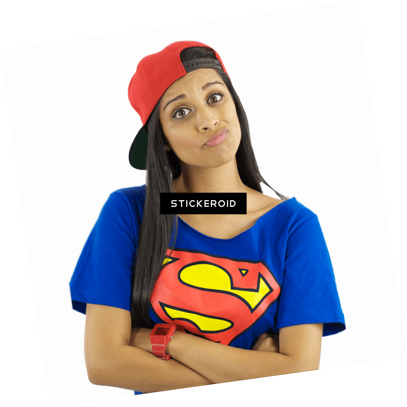 Lilly Singh Iisuperwomanii Superwoman - Nathan Karl Kress 2011 (1693x1694), Png Download