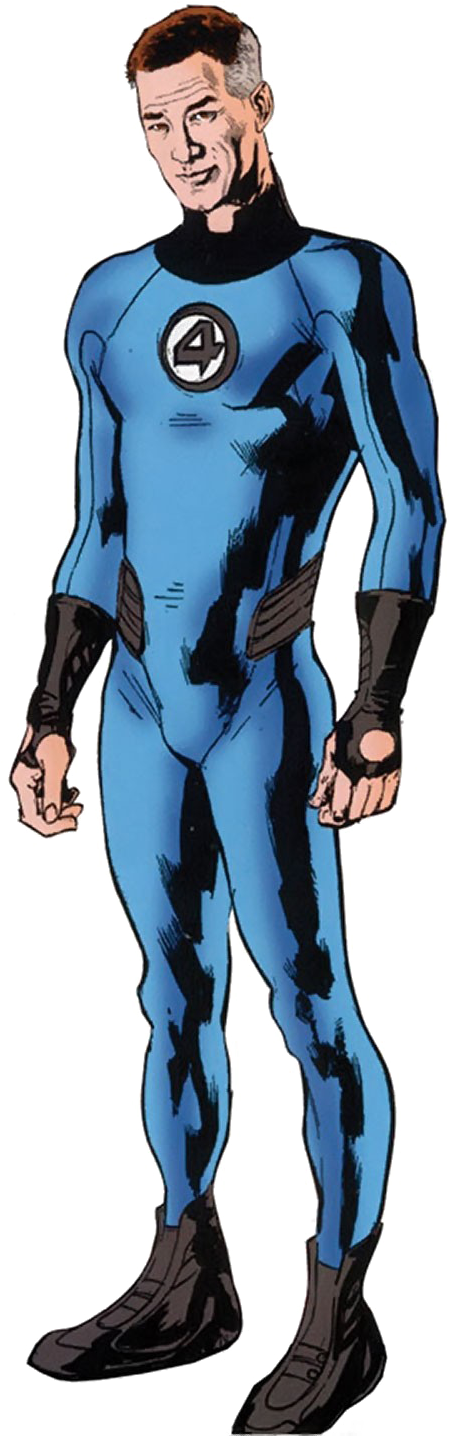 Mr Fantastic Free Png Image - Fantastic Four Mr Fantastic Comic (500x1435), Png Download