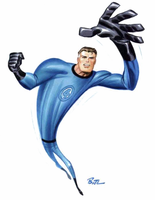 Mr Fantastic Transparent Image - Jack Kirby Mr Fantastic (541x699), Png Download