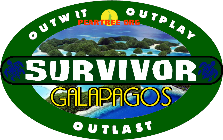 Galapagos Logo - Cbs Survivor Tv Buffs Season 26 Caramoan Orange Gota (900x600), Png Download
