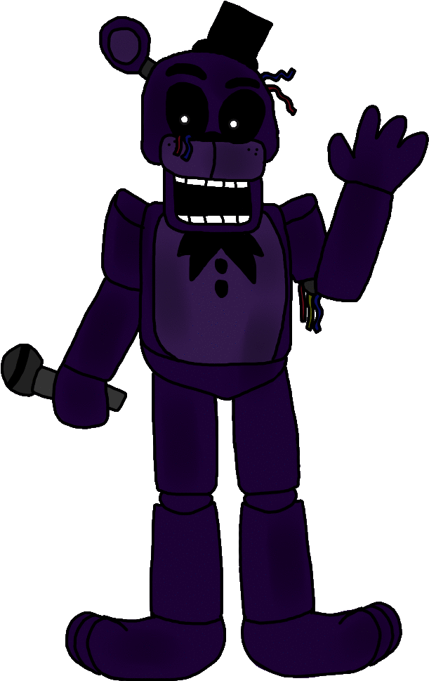 Freddy Fivenightsatfreddys Artworkshadow - Five Nights At Freddy's (650x980), Png Download