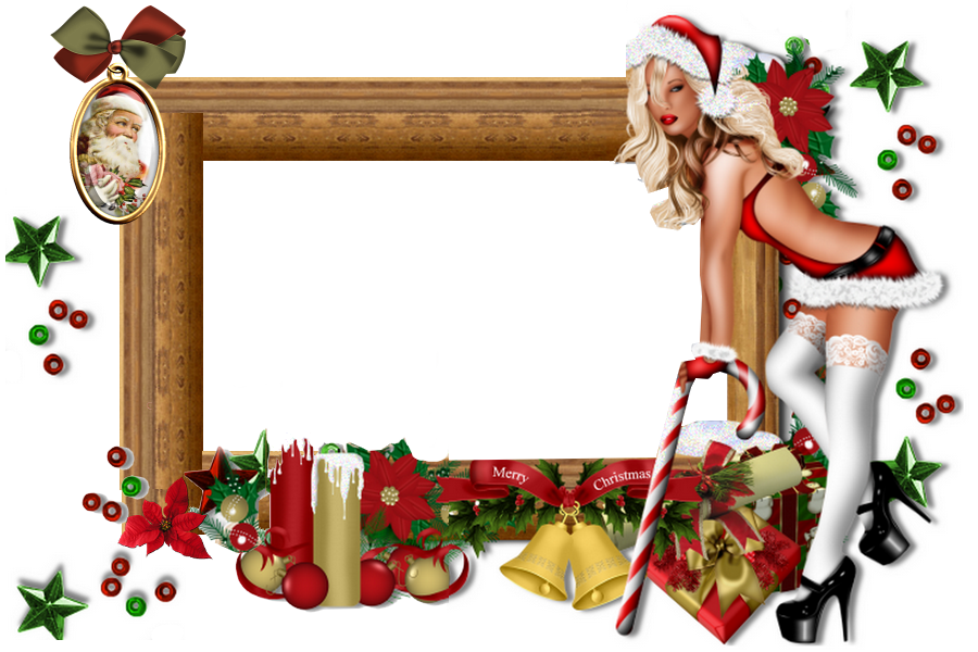 Sexy Christmas Frames - Frame Christmas Sexy (900x600), Png Download