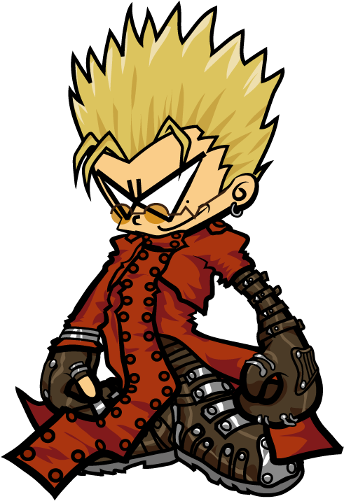 Vash The Stampede From Trigun (592x840), Png Download