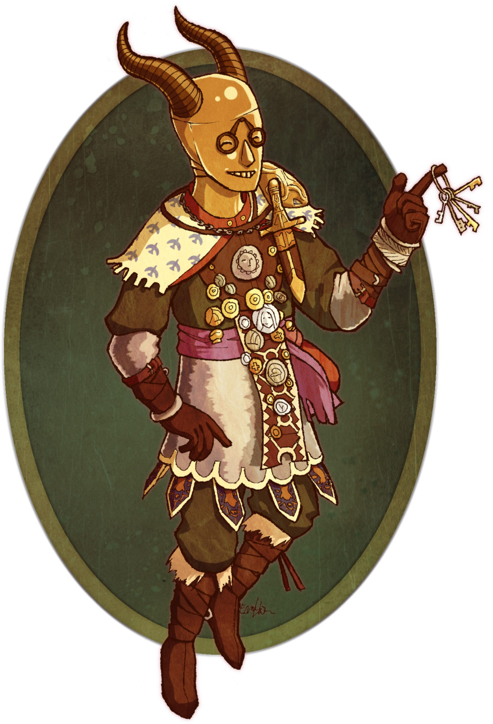 Png - Dark Souls Domhnall Of Zena (1024x1472), Png Download