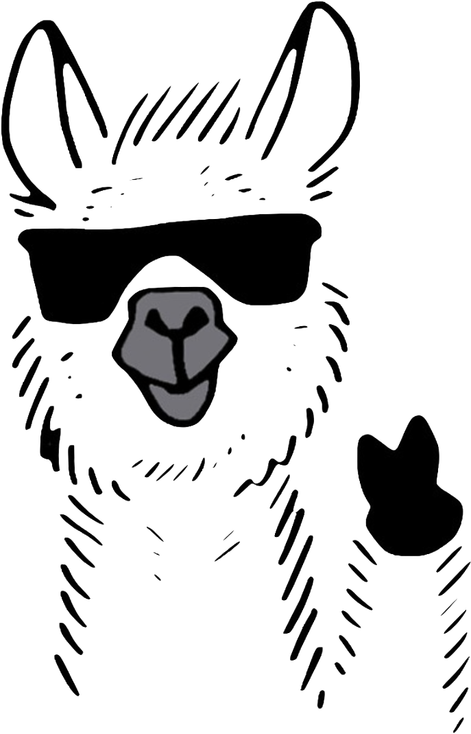 No Llama No Drama (742x1137), Png Download