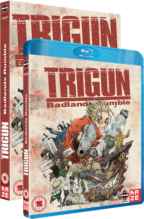 Trigun Badlands Rumble - Trigun Movie - Badlands Rumble (blu-ray) (530x795), Png Download