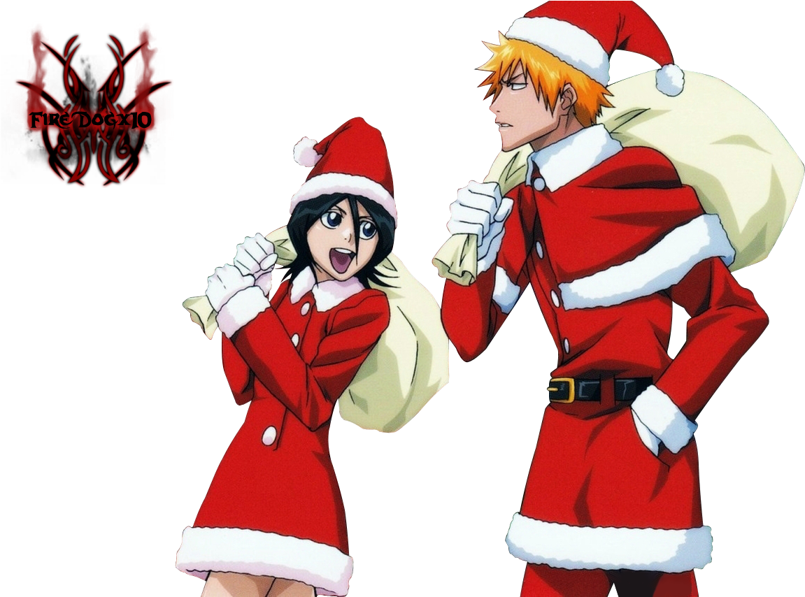 Download Bleach Anime Images Xmas Hd Wallpaper And Background Merry Christmas Anime Bleach Png Image With No Background Pngkey Com