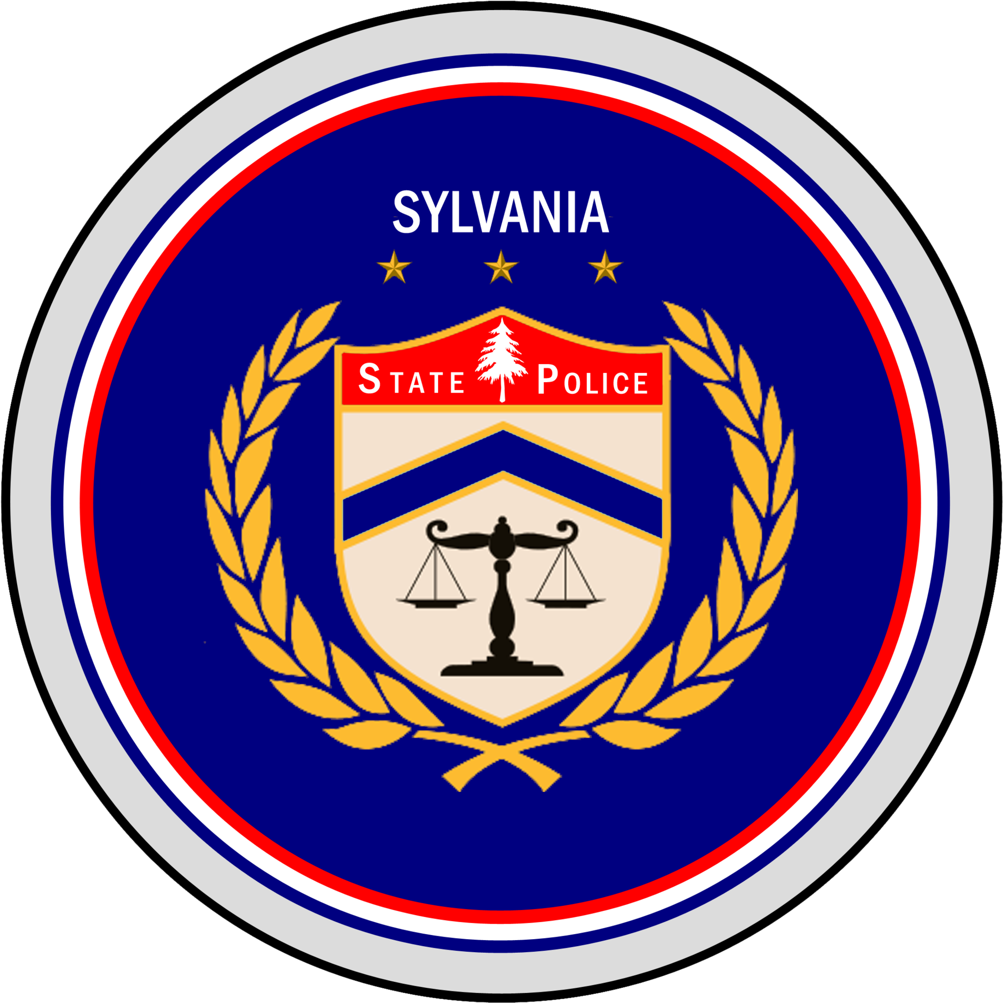 Seal Of The Sylvania Police - Bureau Alcohol Tobacco Firearms Logo (2000x2002), Png Download