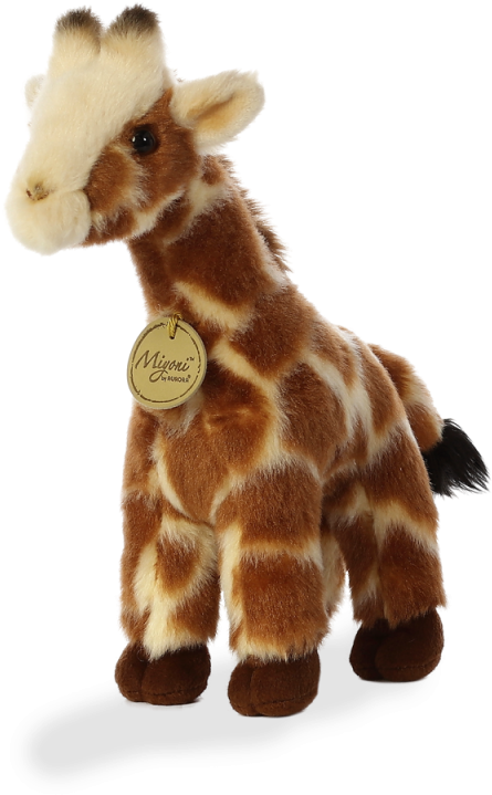 Giraffe - Miyoni Tots Panda Cub 10" By Aurora 26160 (800x800), Png Download