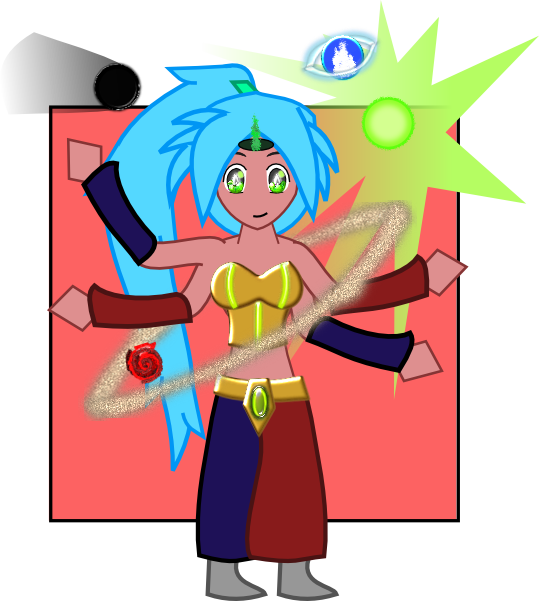 Chosen By The Yozis, Vast, Powerful Beings Eldritch - Cartoon (539x601), Png Download