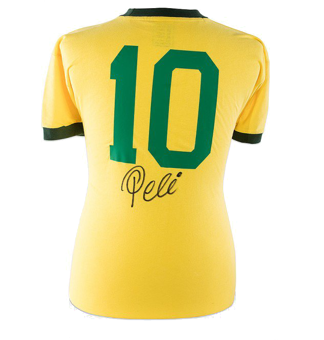 Buying Into The Beautiful Game - Autographed Pele Jersey - Shirt Number 10 Gift Box (650x665), Png Download
