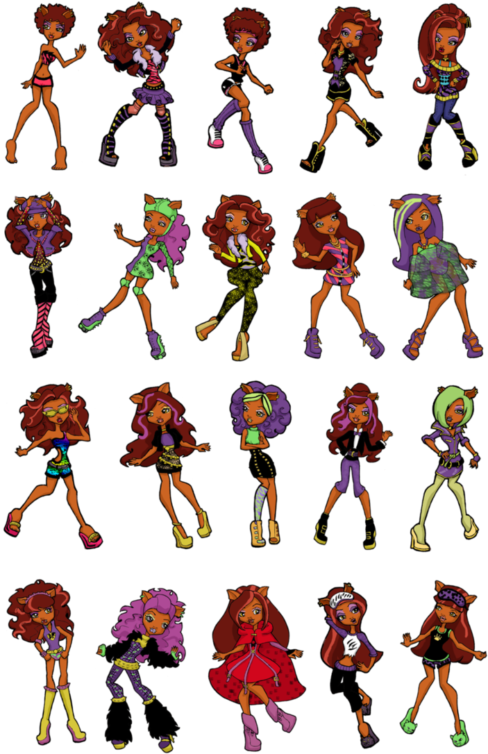 Clawdeen Wolf Images Clawdeen Hd Wallpaper And Background - Monster High Clawdeen Wolf Outfits (722x1107), Png Download