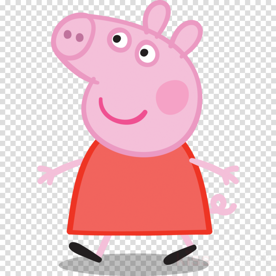 Peppa Pig Clipart George Pig Mummy Pig - Peppa Pig Transparent Background (900x900), Png Download
