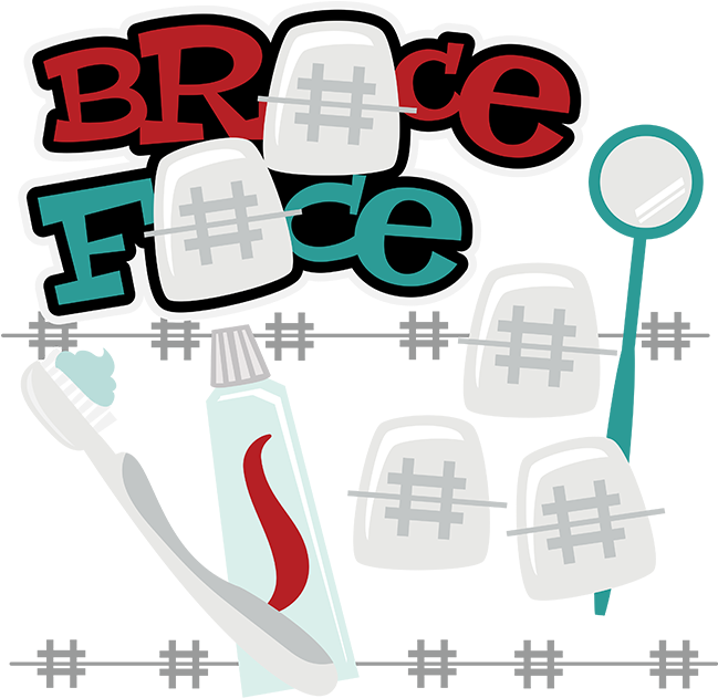 Braces Svg (648x640), Png Download