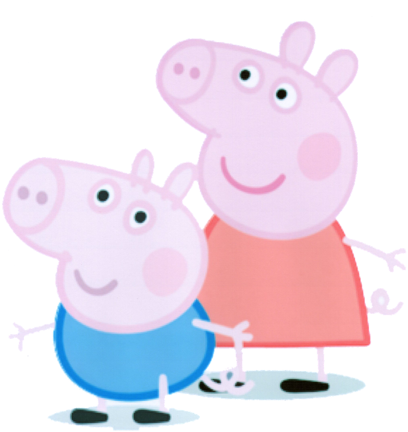 Minus George Pig, Peppa Pig, Me Gustas, Clip Art, Buttons - Peppa Pig (900x1238), Png Download