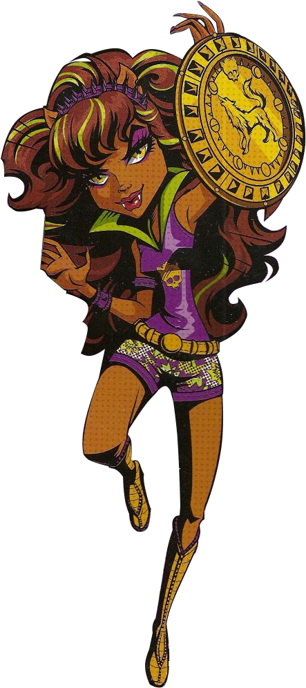 Clawdeen Wolf Clawdeen Wolf Is The Daughter Of A Werewolf - Monster High Clawdeen Wolf Doll (477x1042), Png Download