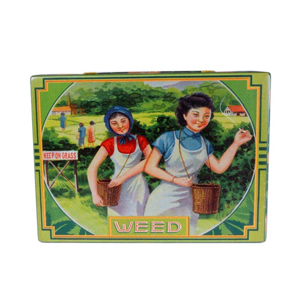 Blue Q Tin Box, Pocket Box, Weed (600x600), Png Download