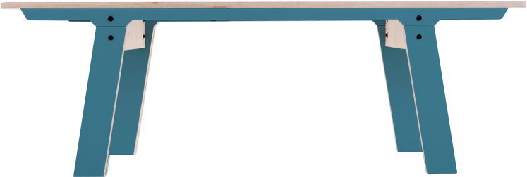 Mid Slim Bench 01, Stone Blue Grey, Kitchen & Dining (819x422), Png Download