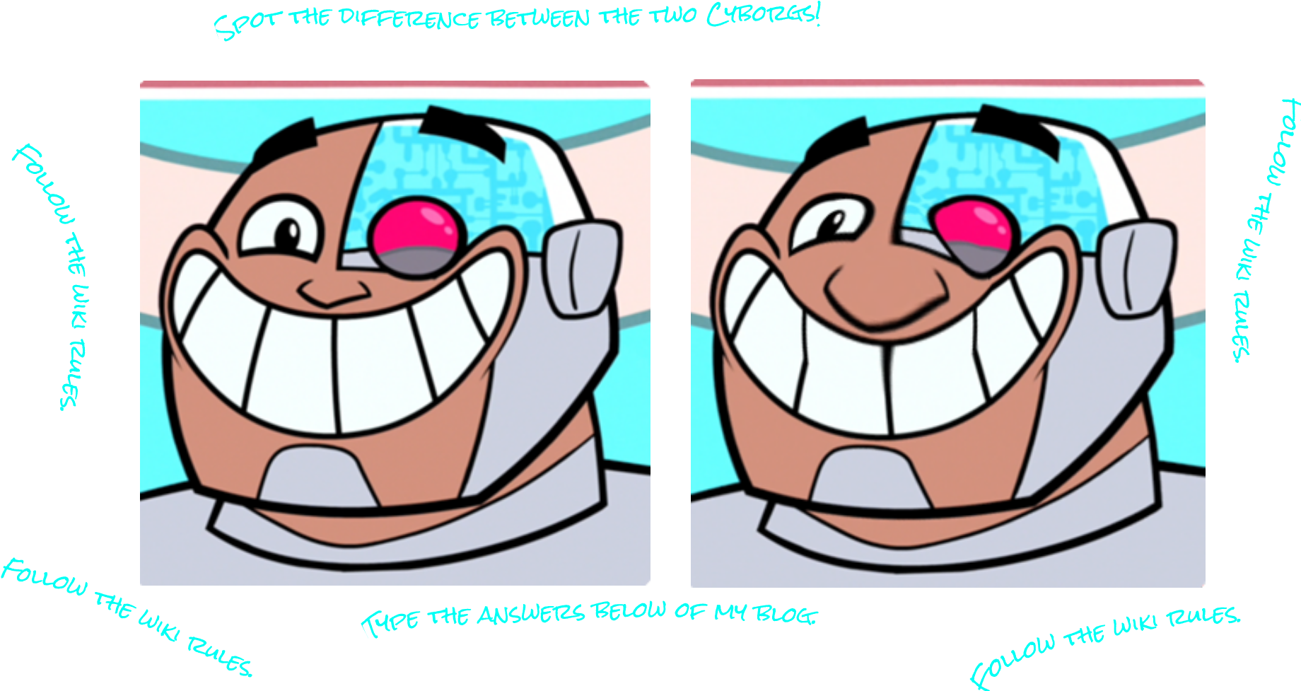 Spot The Difference - Teen Titans Go Spot The Difference (1875x1000), Png Download