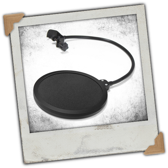 Microphone Pop Filter Swivel With Double Layer Sound - Innogear Microphone Pop Filter Mu006 (561x563), Png Download