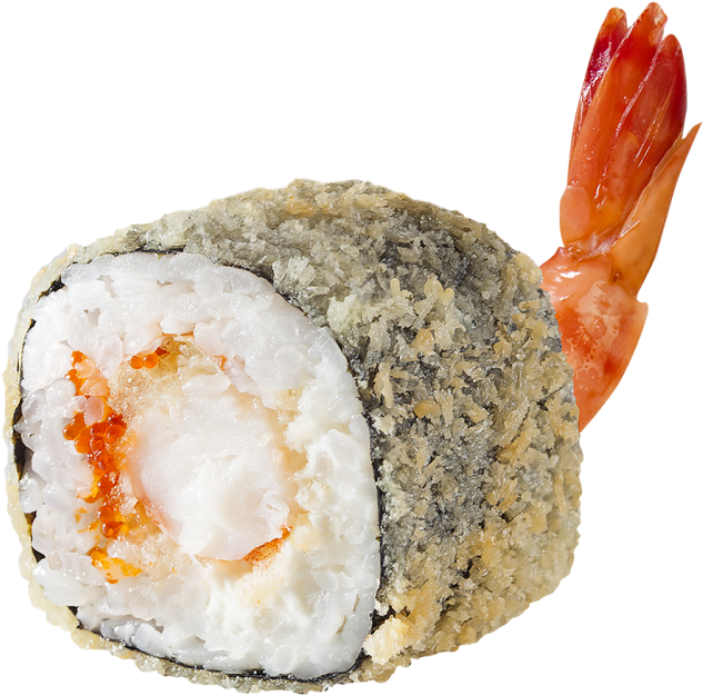 Krevetka Tempura Roll (800x785), Png Download