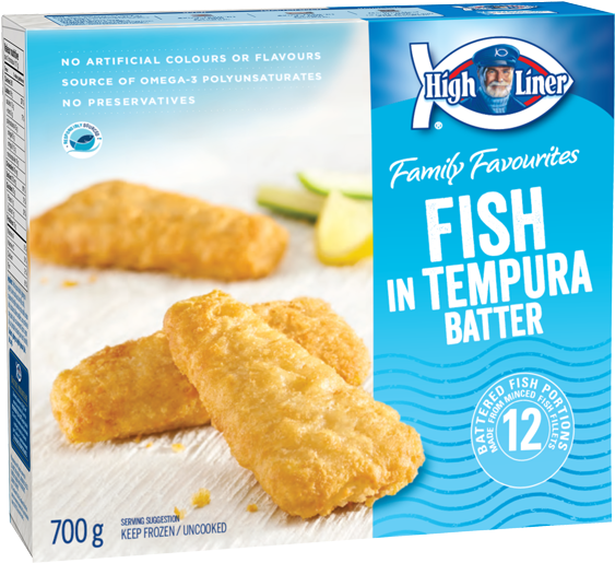 Family Favourites Fish In Tempura Batter - High Liner Fish Cakes (600x600), Png Download