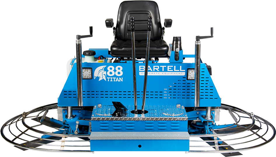 Bartell Global Ride-on Trowel Titan - Bartell Titan 96 Hydraulic Rider (1000x638), Png Download