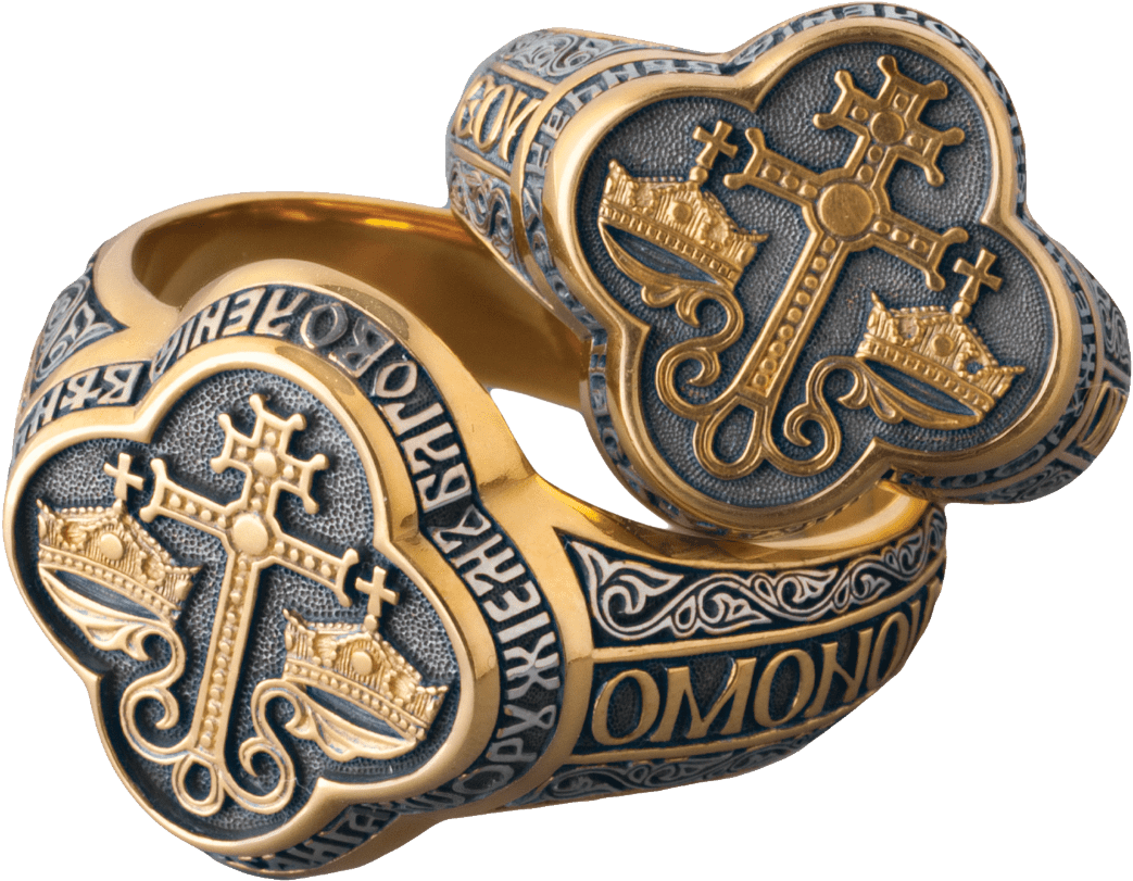 Byzantine Wedding Signet Ring Master Jeweler Fedorov (1250x1250), Png Download