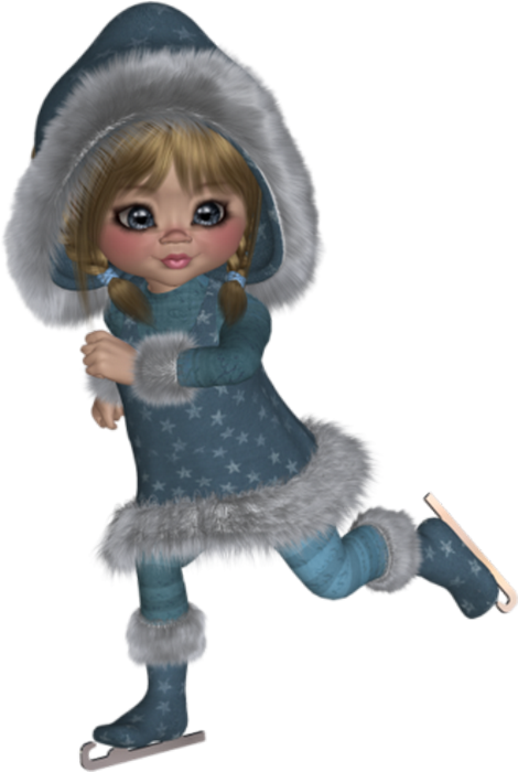 Little Designs, Ice Skaters, Gingerbread, Dolls, Cookies, - Barbie (470x700), Png Download