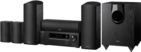 Image For Onkyo 925w Home Theater With Subwoofer (519x804), Png Download