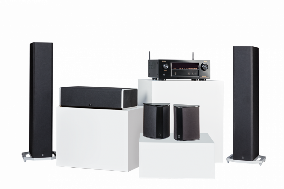 Home Theater Arrangement - Definitive Technology 9000 Series Set (915x610), Png Download