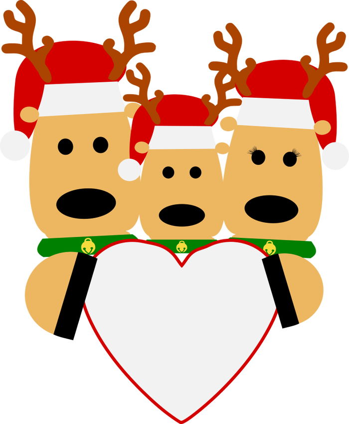 Gingerbread Girl Monogram Svg - Deer (700x850), Png Download