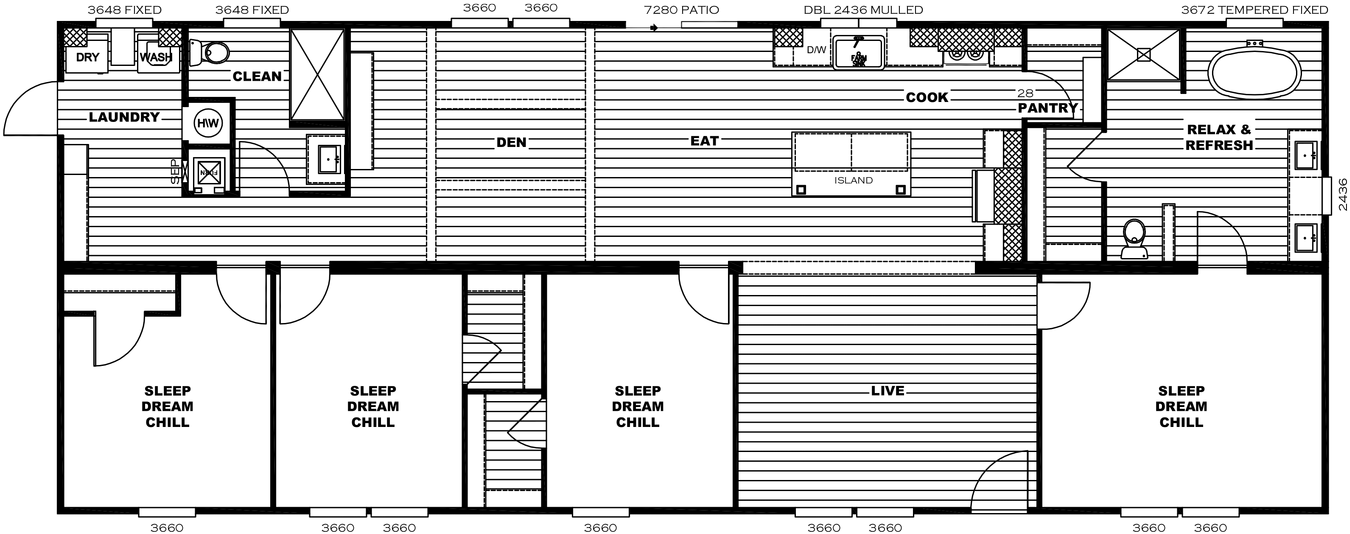 Floor Plan (1400x1082), Png Download