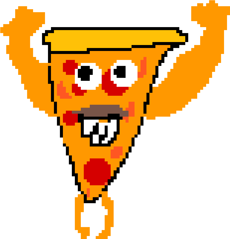 Pizza Man - Cartoon (1200x1200), Png Download