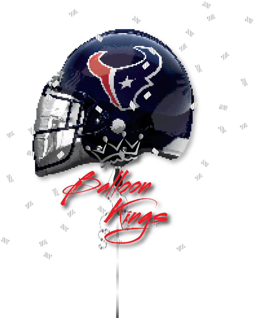 Texans Helmet - 21" Houston Texans Helmet Nfl Balloon - Mylar Balloons (1280x1280), Png Download