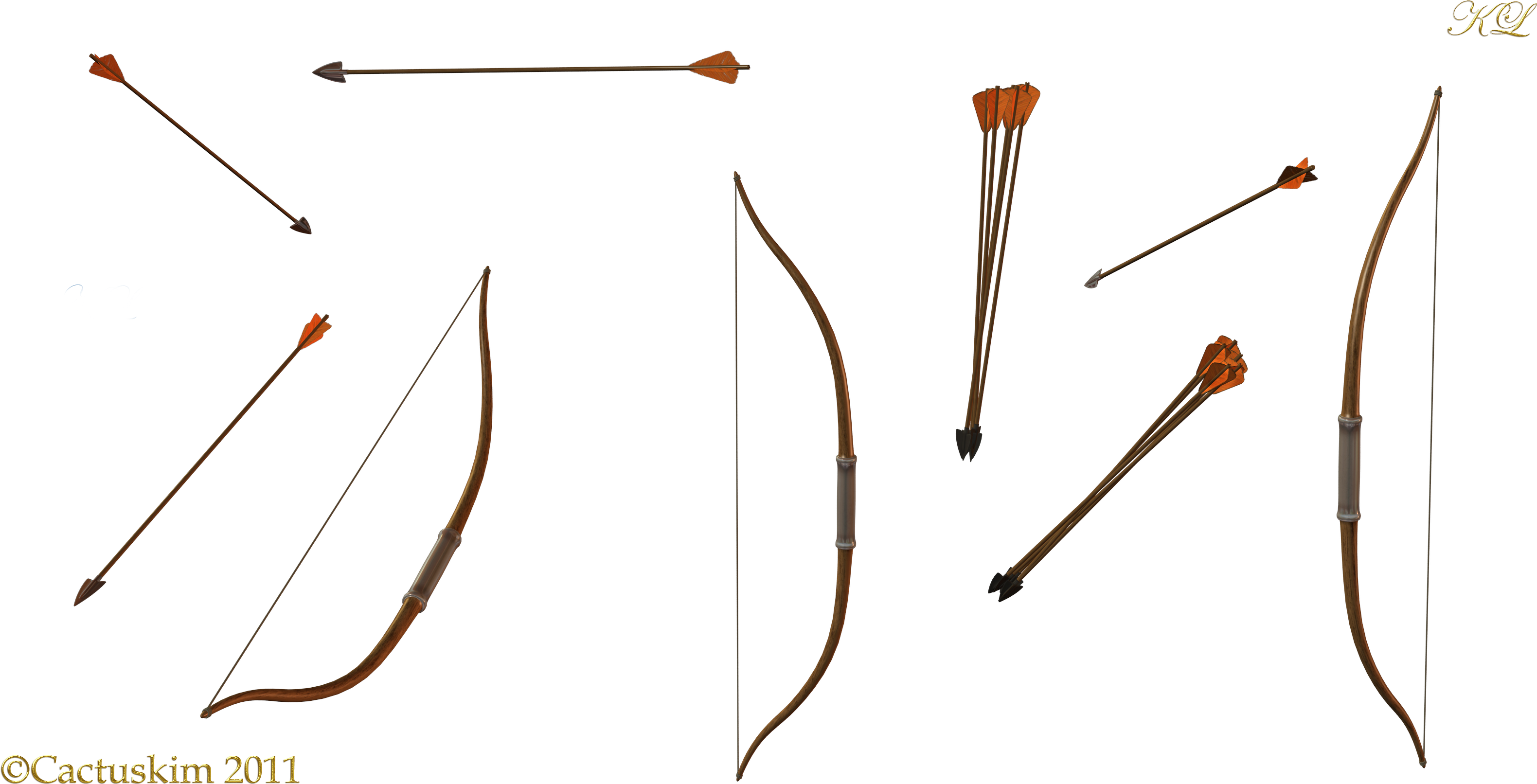Sagittarius Eternal Bow By Lingdumstudog On Clipart - Bow And Arrows Transparent Background (3193x1656), Png Download