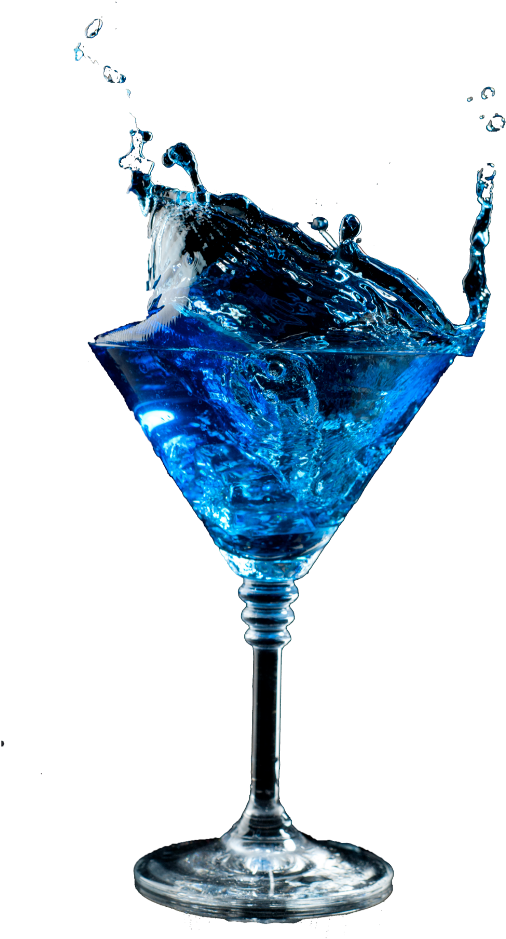 Mq Blue Cobolt Drink Cocktails Splash - Blue Hawaii (1024x1024), Png Download