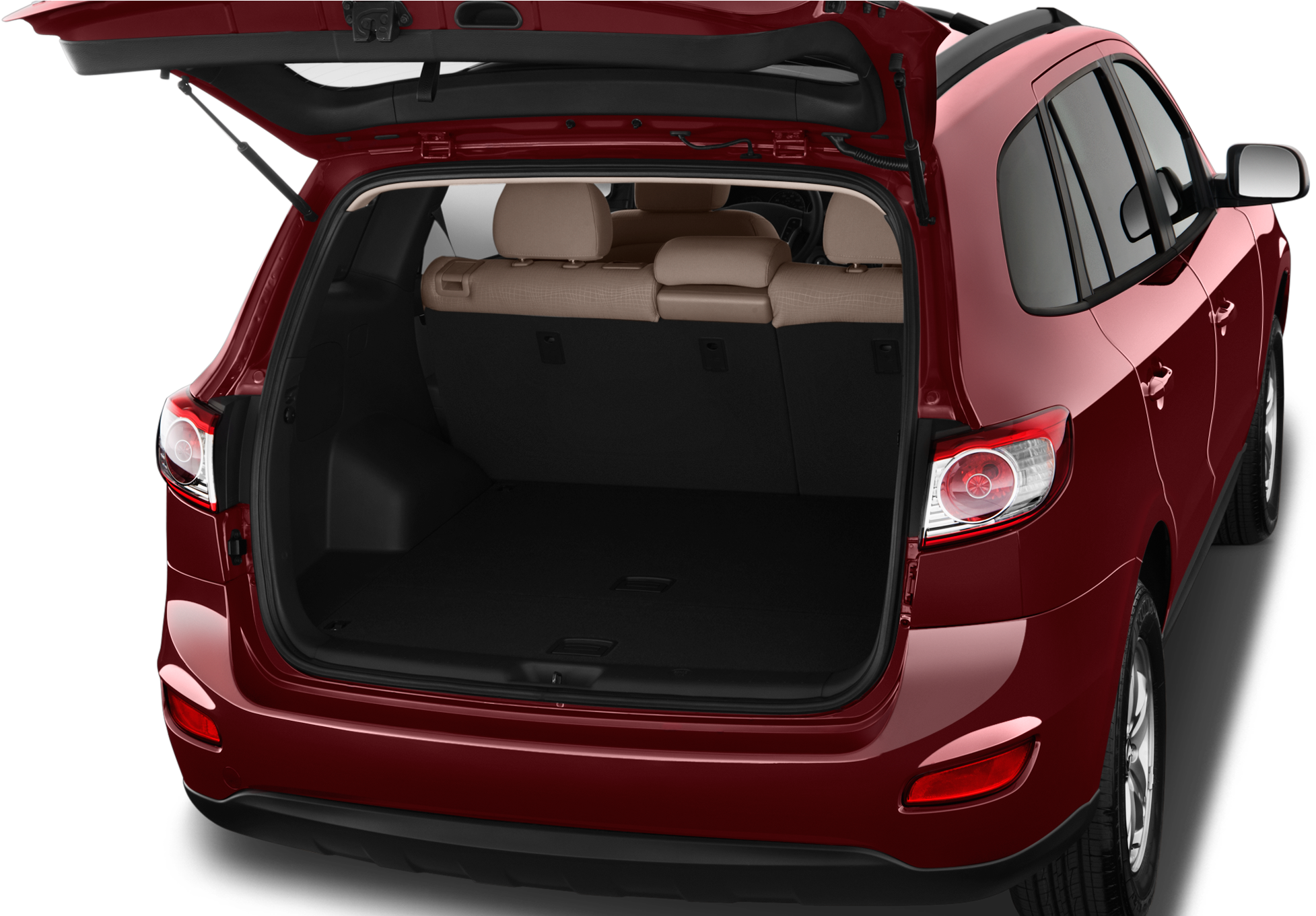 2017 Hyundai Santa Fe Spied Undressed - Hyundai Santa Fe Suv Trunk (2048x1360), Png Download