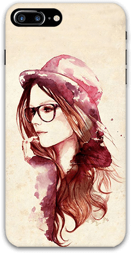 Cap Girl Iphone 7 Plus Mobile Case - Efficiency Expert: The Efficiency Expert - Edgar Rice (600x600), Png Download