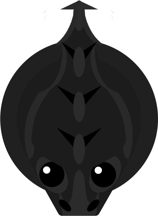 Flying Blackdragon - Mope Io (1000x1000), Png Download
