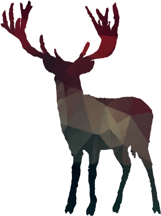Overlays Transparent Tumblr Nature Clipart Deer Moose (900x900), Png Download