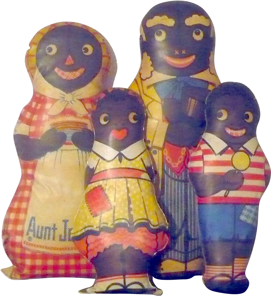 1949/50 Aunt Jemima Uncle Mose Wade & Diana Premium - Collectable (998x998), Png Download