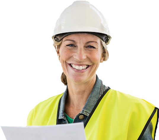 Construction Woman - Royalty-free (780x514), Png Download