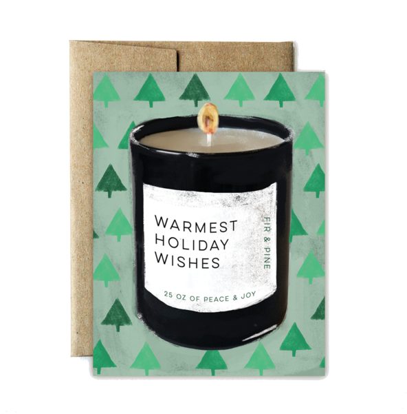 Candle Holiday Wishes - Paper (600x600), Png Download