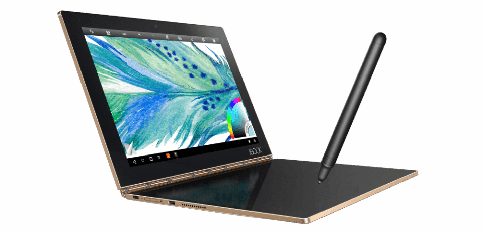 Artrage Lite Trial Demo Lenovo Yoga Book - Lenovo Yoga Book Yb1 X90l (960x461), Png Download
